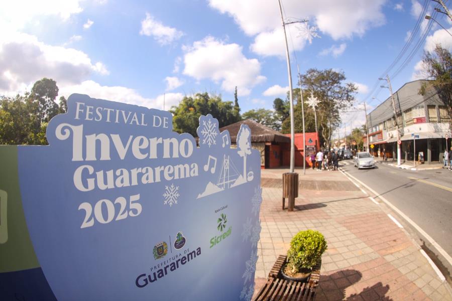 Festival de Inverno Guararema 2025 começa com boa gastronomia, muita música e grande movimento