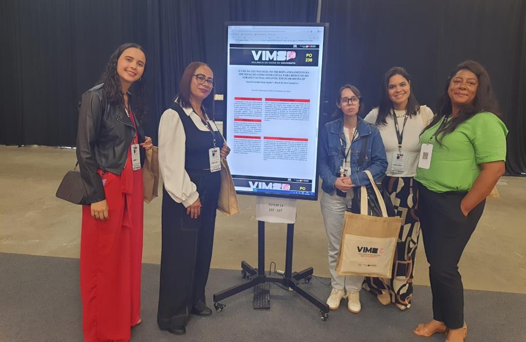 Guararema apresenta trabalhos técnicos em simpósio de Vigilância em Saúde