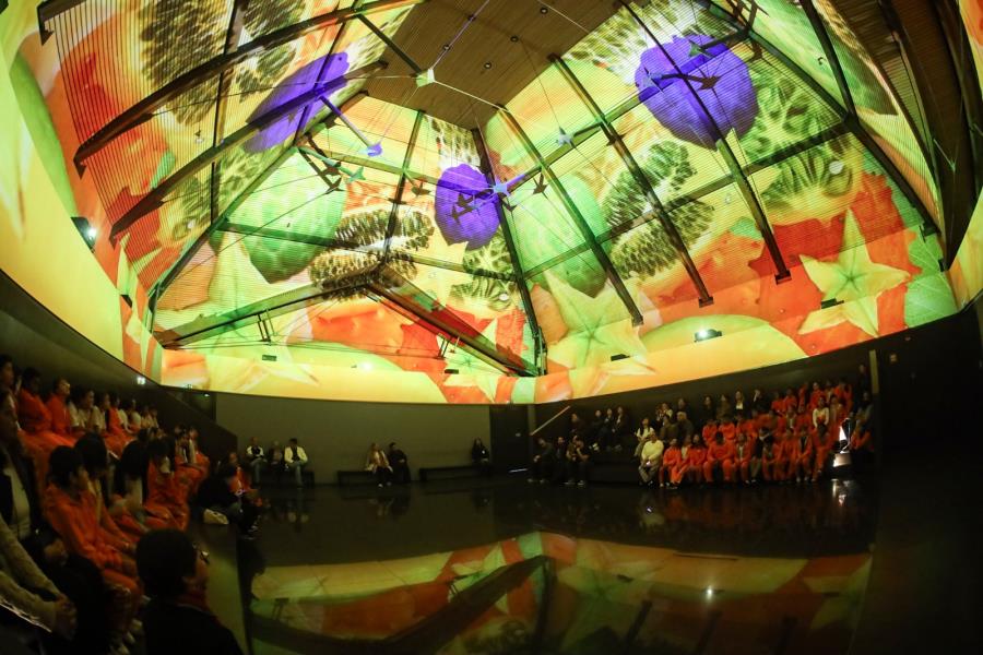 Estudantes de Guararema conhecem o Museu da Língua Portuguesa
