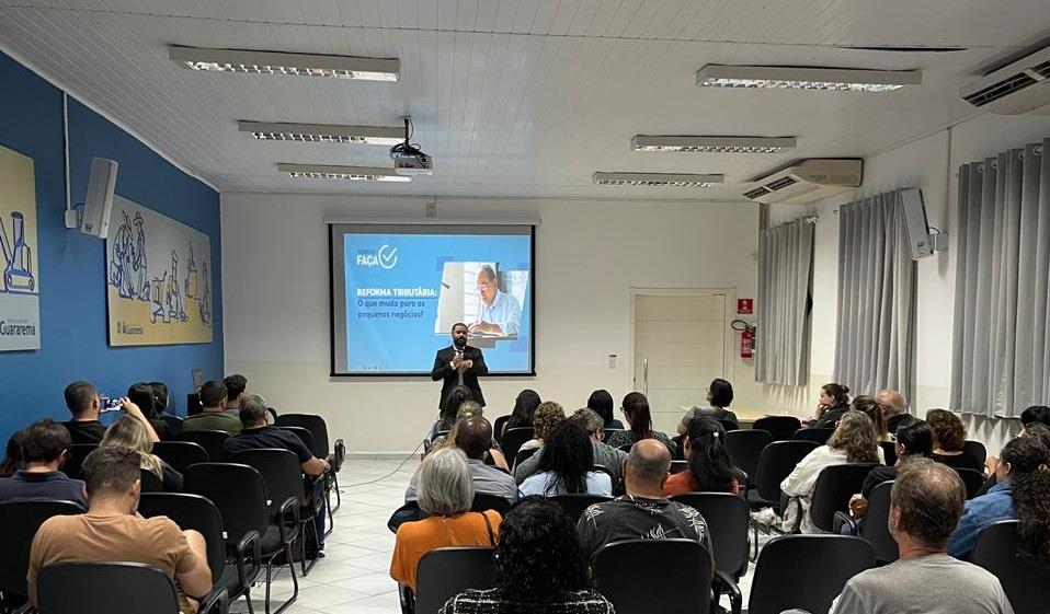 Prefeitura de Guararema orienta empreendedores em palestra sobre Reforma Tributária