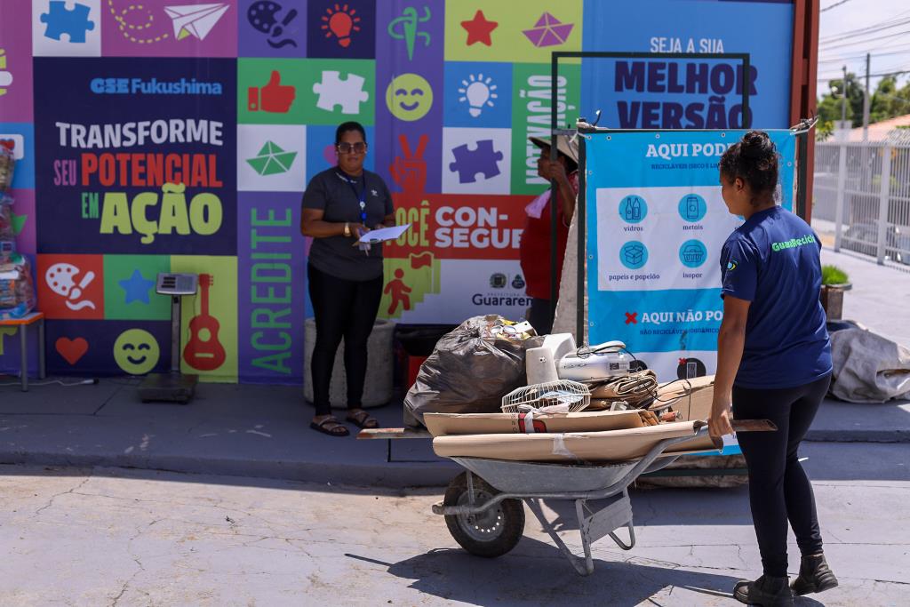Prefeitura de Guararema realiza novas ações do programa “Seus Recicláveis Valem Uma Cesta Básica”
