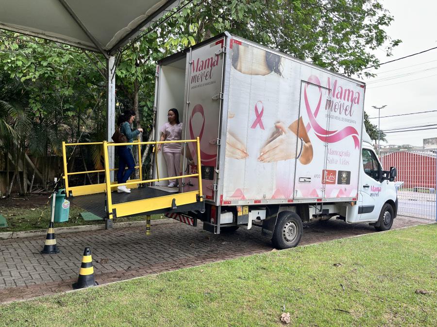 Em Guararema, Unidade Móvel de Mamografia passa a ser mensal e realiza cerca de 400 exames na última semana