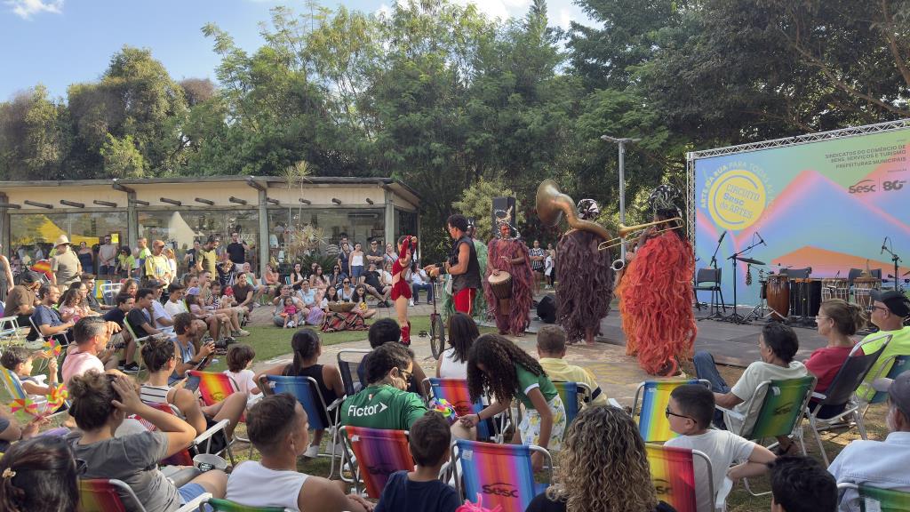 Circuito Sesc de Artes movimenta Guararema com cultura e lazer