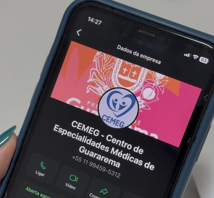 Saúde de Guararema passa a enviar avisos de consultas e exames por WhatsApp