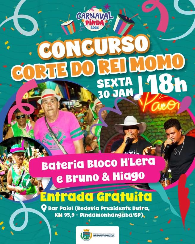 Concurso da Corte e do Rei Momo 2026