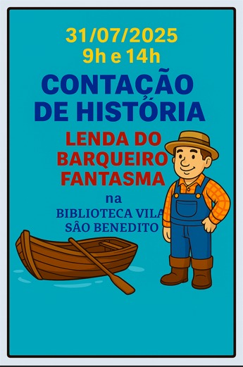Contação de Histórias: Lenda do Barqueiro Fantasma