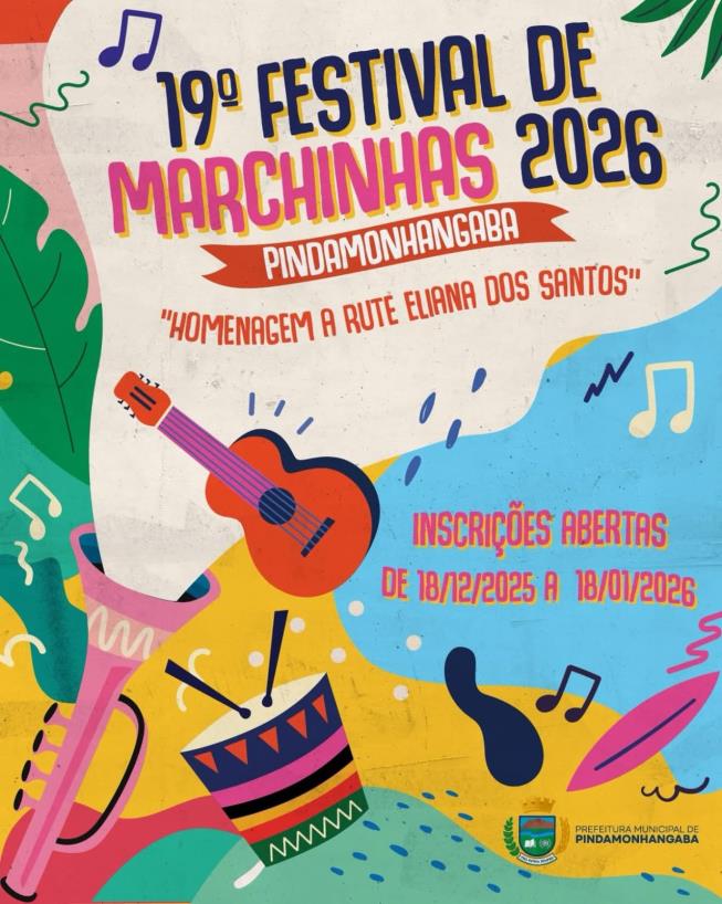 Inscrição para o 19º Festival de Marchinhas 2026