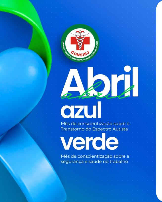 Abril é um mês de cuidado, consciência e respeito 💙💚
