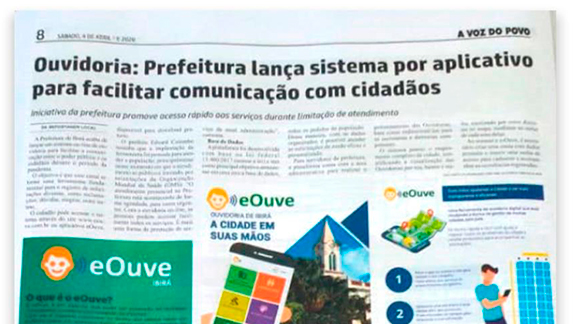 Aplicativo facilita comunicação do cidadão com a prefeitura em Ibirá (SP)