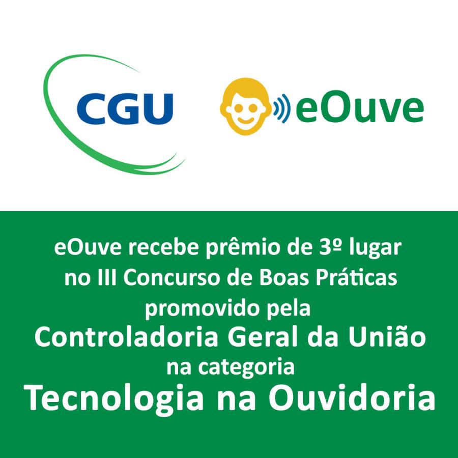 eOuve recebe prêmio de 3º lugar no III Concurso de Boas Práticas
