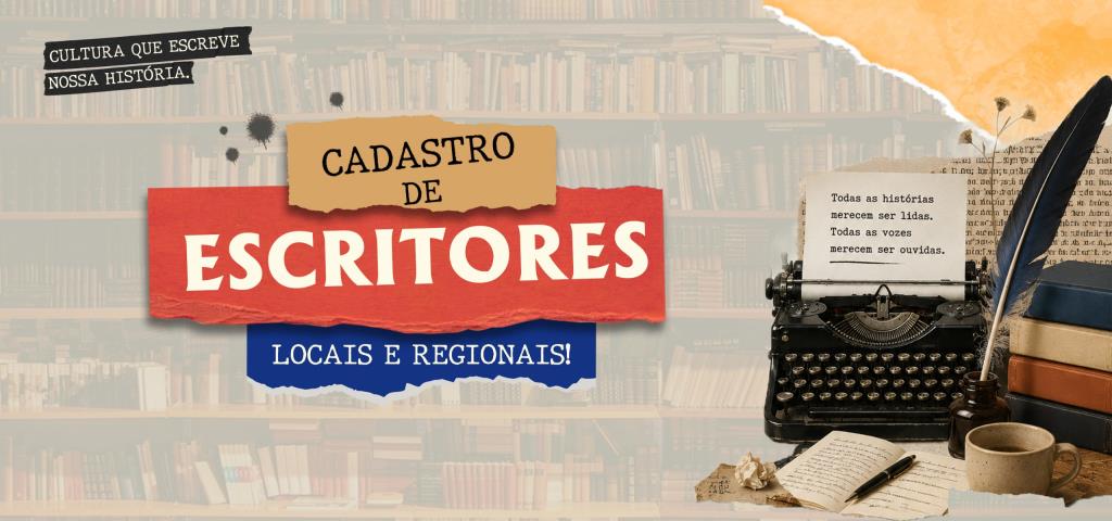 Secretaria de Cultura abre cadastro para mapear escritores locais e regionais e fortalecer a produção literária de Extrema