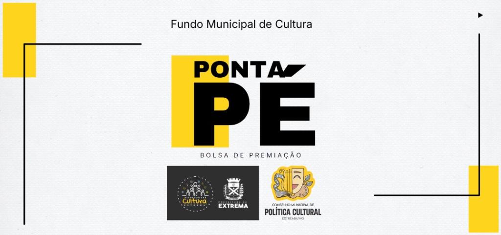 Conselho Municipal de Política Cultural lança edital do projeto ‘Ponta Pé’, destinando uma bolsa premiação de R$1.500,00 para apoiar artistas locais