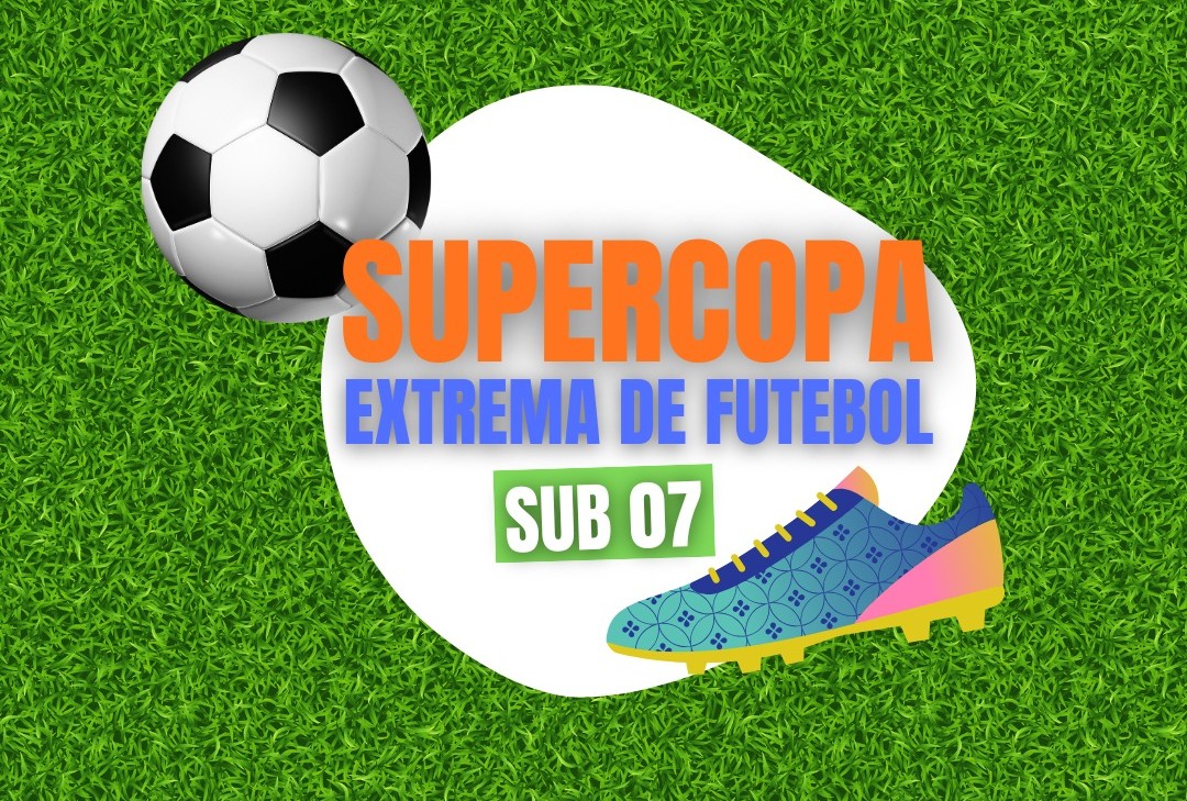 Supercopa Extrema de Futebol Sub-07 começa nesta sexta-feira (19) no Campo Society do Bela Vista