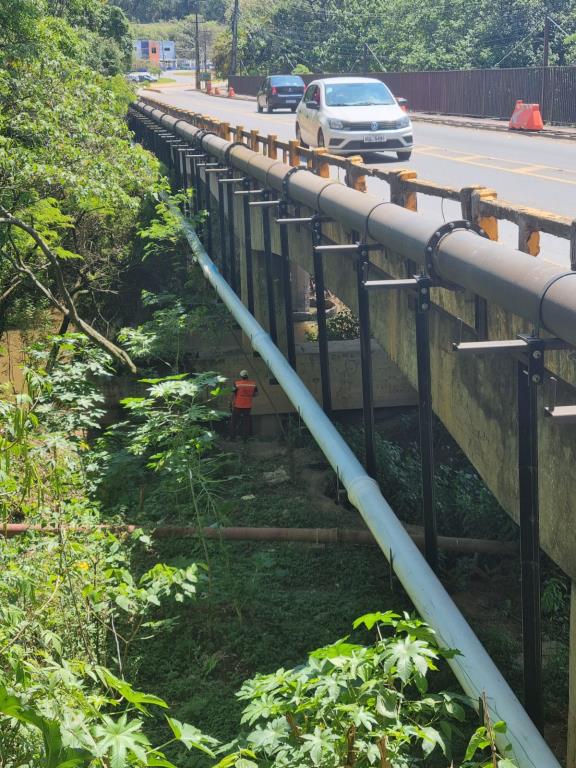 Vistoria técnica confirma que ponte da Avenida Nicolau Cesarino está segura e não apresenta risco de desabamento