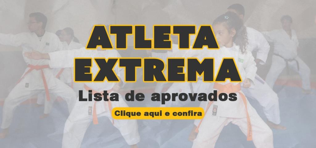 Relação dos 90 atletas locais contemplados pelo Programa Atleta Extrema é divulgada