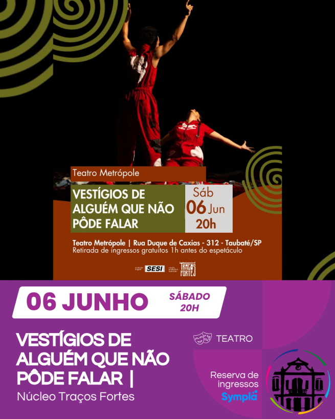 TEATRO: Núcleo Traços Fortes apresenta: Vestígios de Alguém que Não Pôde Falar