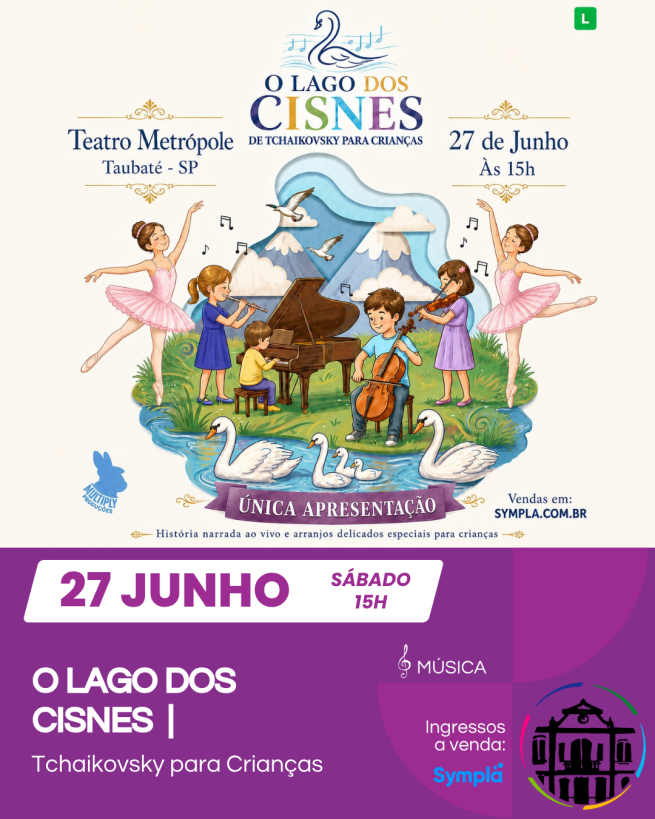 MÚSICA: O LAGO DOS CISNES - Tchaikovsky para Crianças