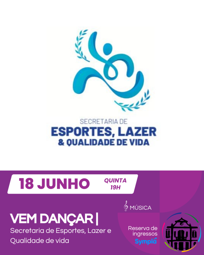 DANÇA:   Vem dançar - Secretaria de Esportes, Lazer e Qualidade de Vida de Taubaté