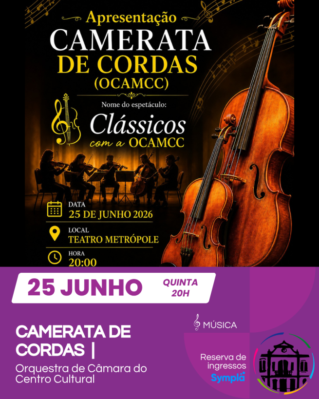 MÚSICA: Clássicos com a OCAMCC