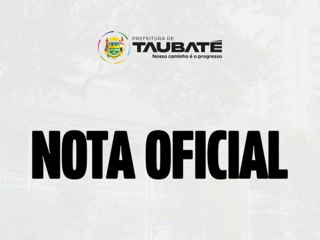 Nota oficial - Gestão do Hospital Municipal Universitário