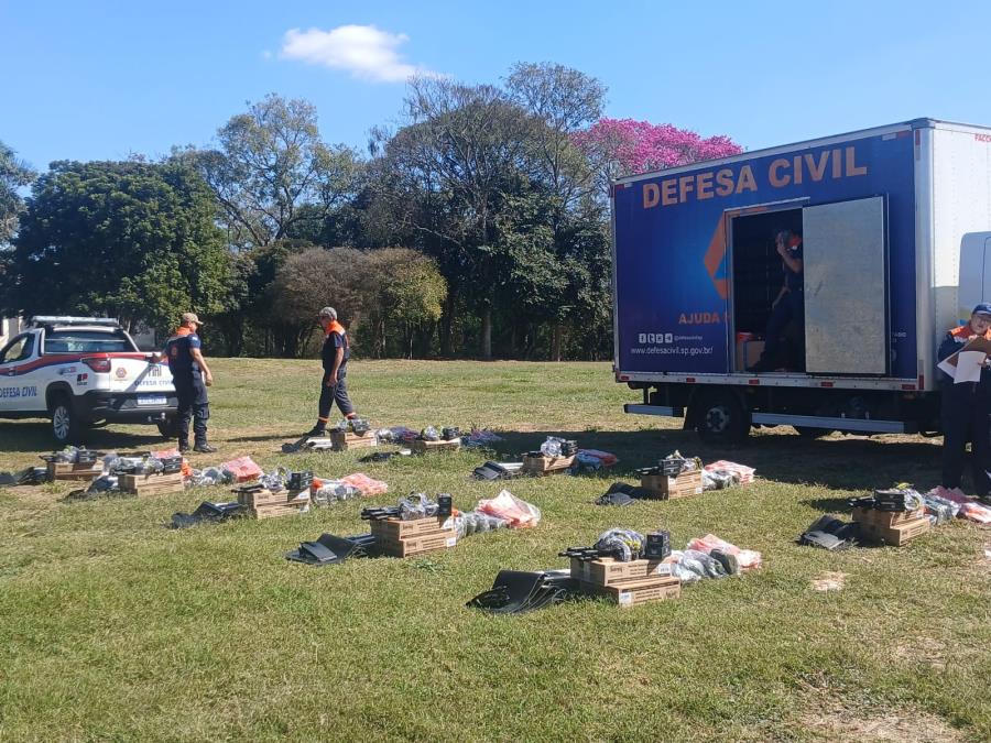 Defesa Civil recebe novos equipamentos para combate às queimadas pela Operação São Paulo Sem Fogo