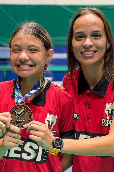 Atleta e técnica da equipe de Tênis de Mesa de Taubaté representarão Seleção Brasileira Sub-13