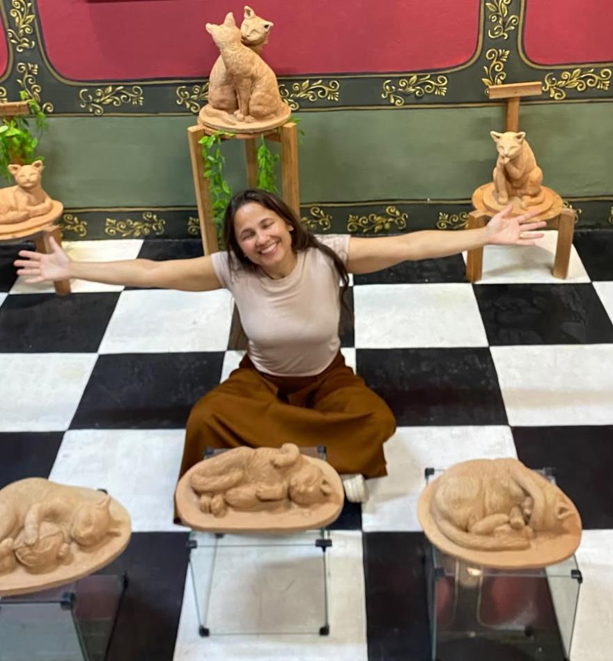 Exposição "Entre a Terra e o Traço – A Sensibilidade Artística de Denise Rodrigues"
