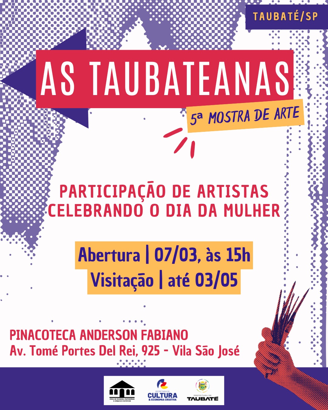 EXPOSIÇÃO | “V Mostra de Arte As Taubateanas”