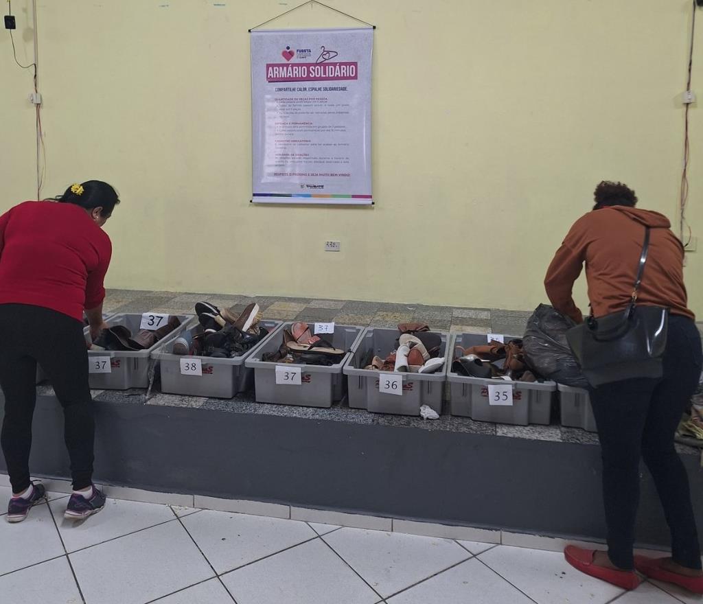 Fundo Social realiza mais uma edição do Armário Solidário em escola na Fonte Imaculada