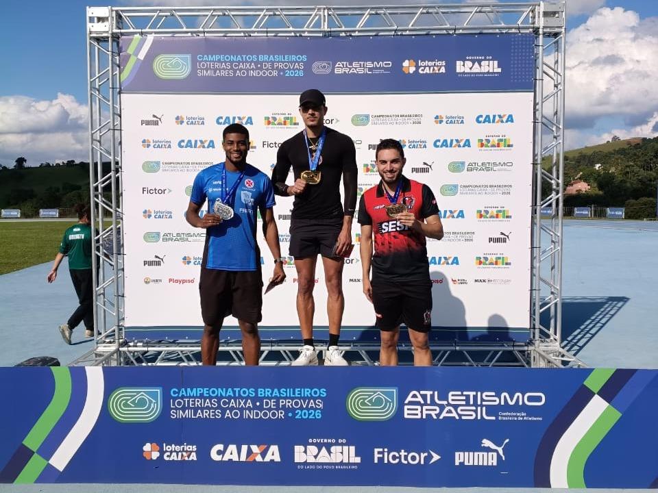 Atleta de Taubaté, Thiago Resende abre temporada nacional com medalha e mira índice para Mundial Indoor na Polônia