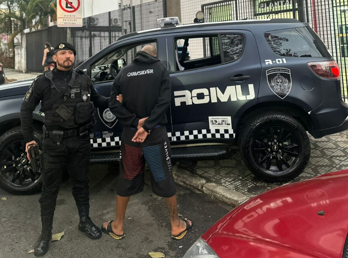 Ronda Ostensiva da GCM prende suspeito por crime de receptação
