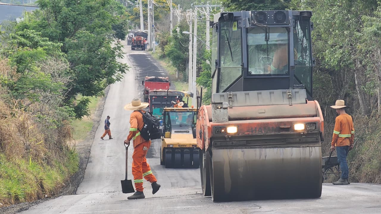 Melhorias na pavimentação da estrada Sete Voltas chegam a 80% do total previsto