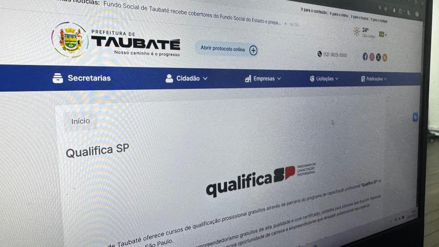 Qualifica SP tem vagas abertas para cursos profissionalizantes gratuitos em Taubaté