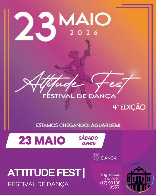 DANÇA: ATTITUDE FEST - FESTIVAL DE DANÇA