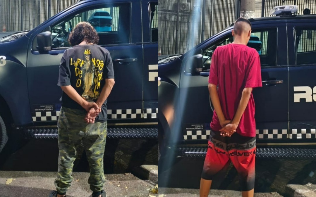 Ronda Ostensiva detém mulher e apreende adolescente com drogas