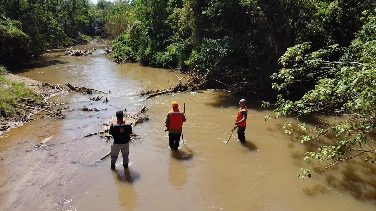 Defesa Civil realiza mapeamento do Rio Una em ação de reforço contra enchentes