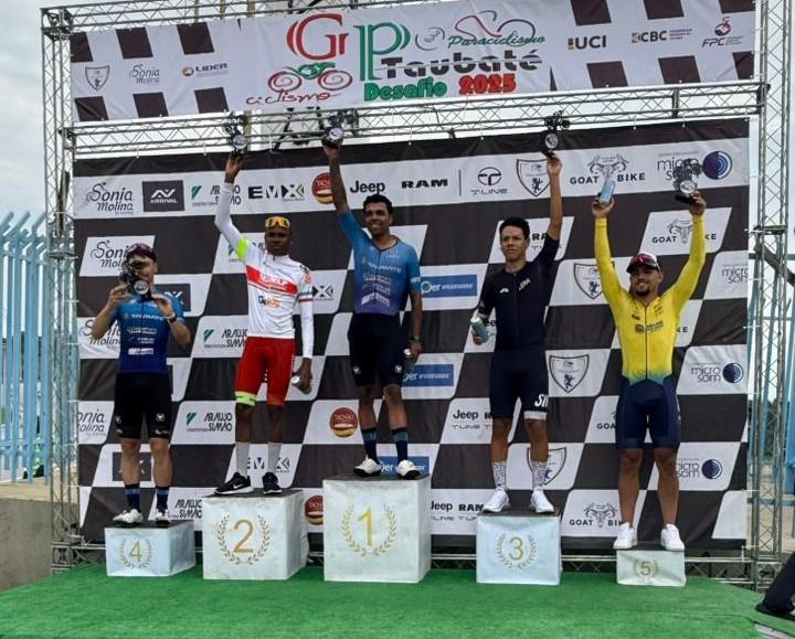 Taubaté conquista pódios na 4ª etapa do Campeonato Valeparaibano de Ciclismo em Quiririm