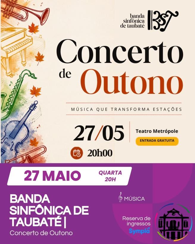 MÚSICA: BANDA SINFÔNICA DE TAUBATÉ
