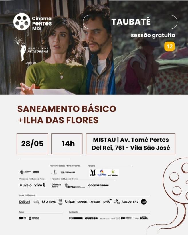 CINEMA: Saneamento Básico + Ilha das Flores