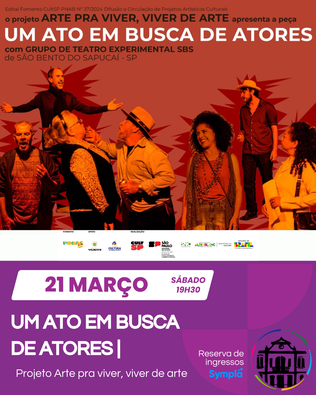 UM ATO EM BUSCA DE ATORES - Grupo de Teatro Experimental SBS