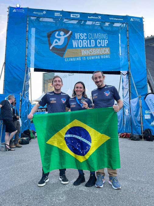 Marina Dias conquista bronze na 2ª etapa da Copa do Mundo de Paraescalada, em Innsbruck