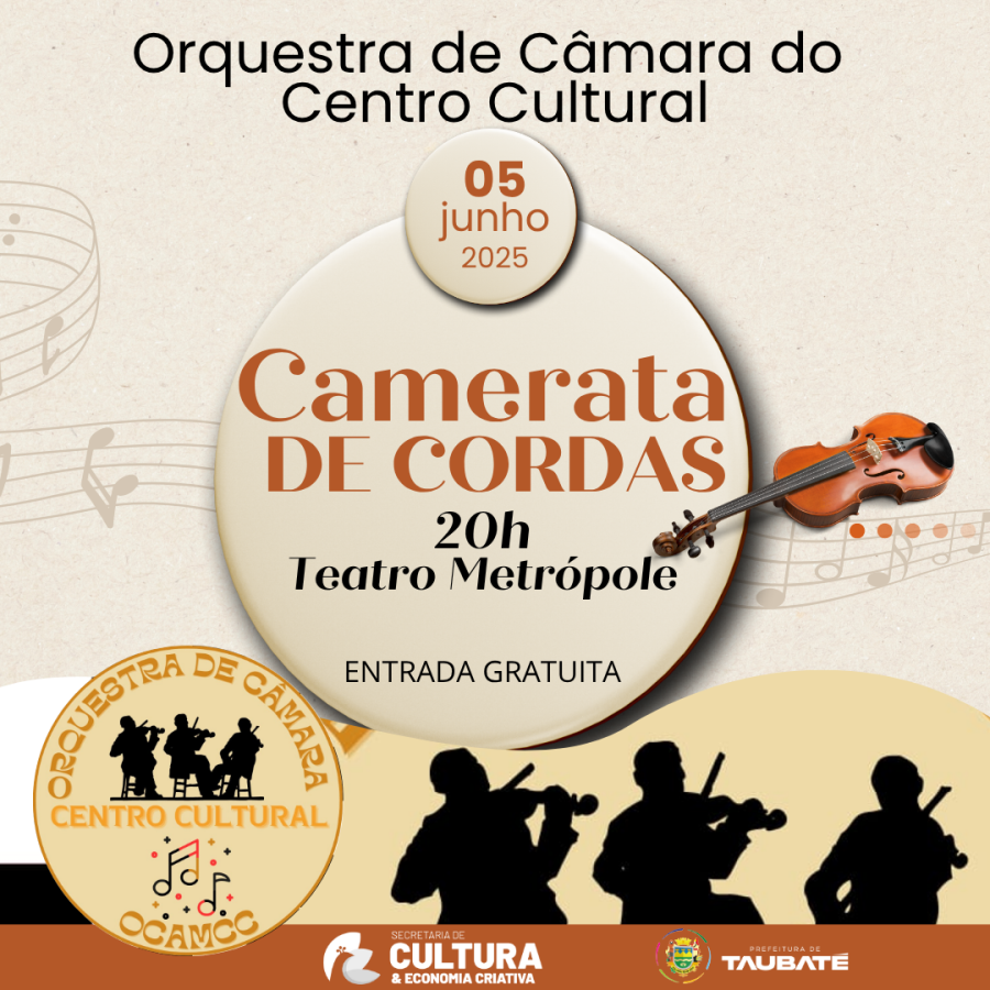 ORQUESTRA DE CÂMARA DO CENTRO CULTURAL APRESENTA: CAMERATA DE CORDAS