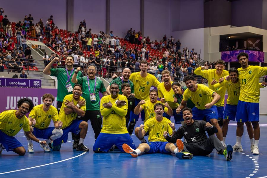 Representantes de Taubaté conquistam ouro no Pan Júnior com a Seleção Brasileira de handebol