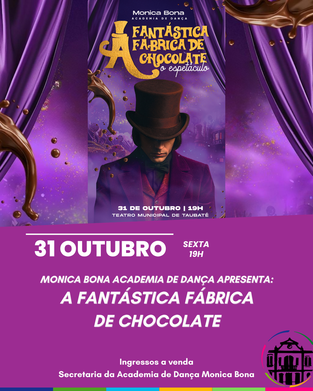 DANÇA: A fantástica fábrica de chocolate – O espetáculo