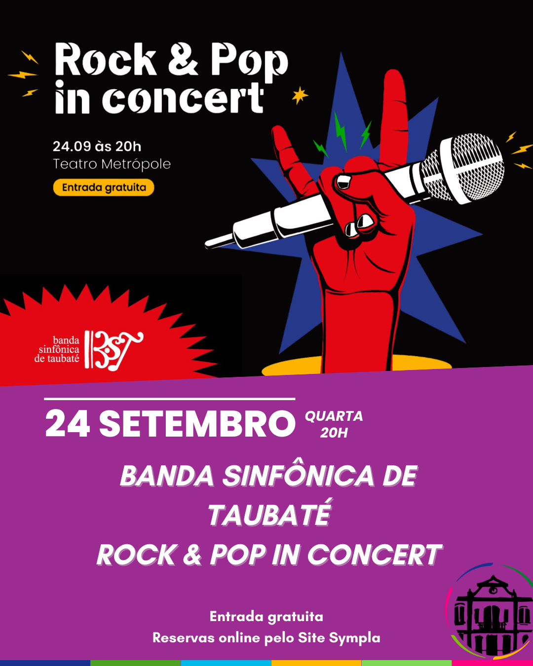 MÚSICA: Banda Sinfônica de Taubaté - Rock & Pop in concert