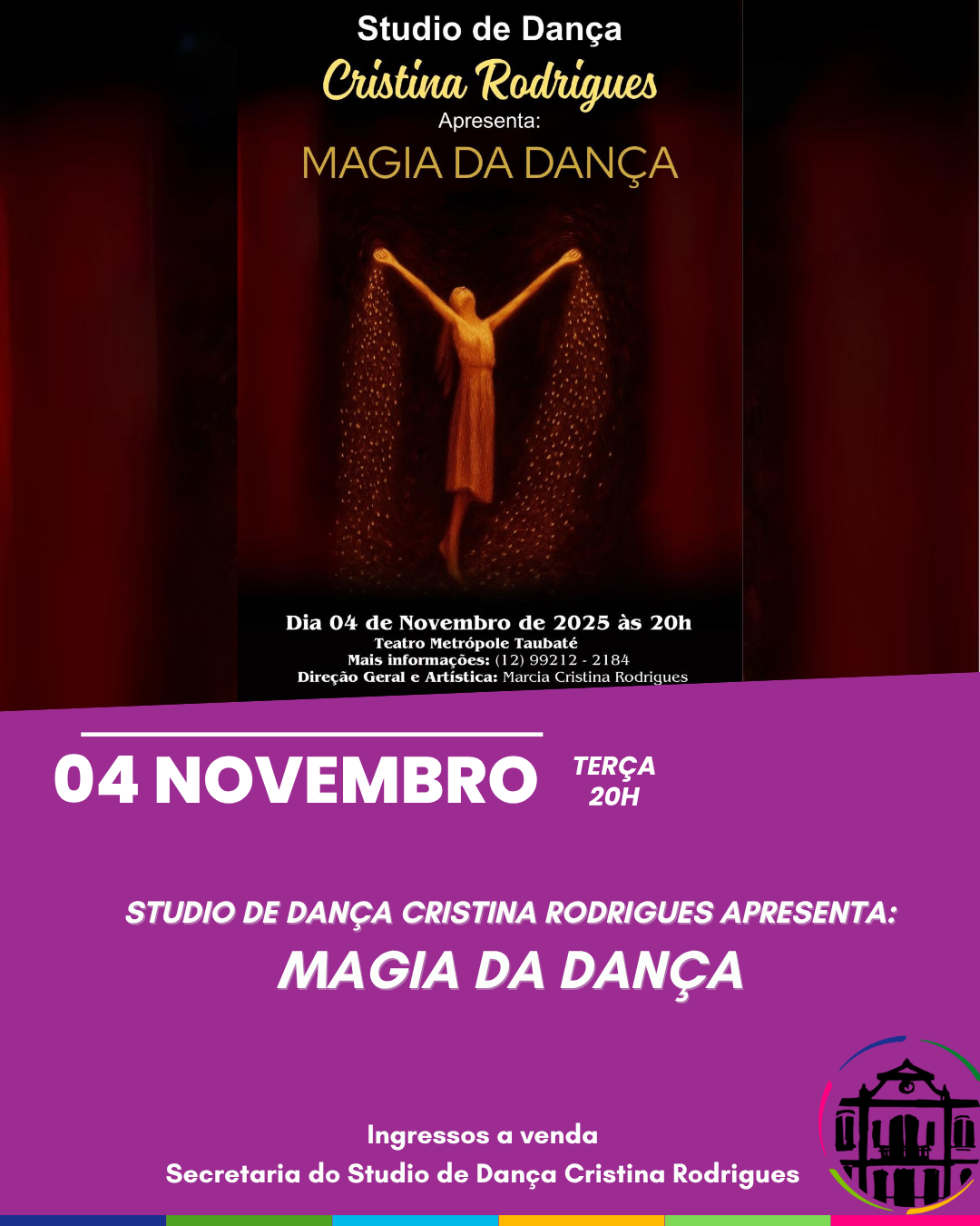 DANÇA: Magia da dança - Studio de Dança Cristina Rodrigues
