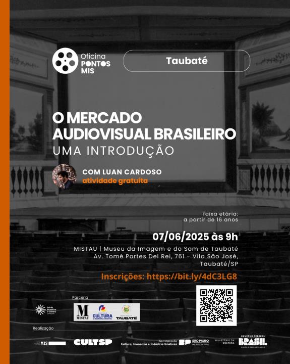 “O Mercado Audiovisual Brasileiro - Uma Introdução”, com Luan Cardoso