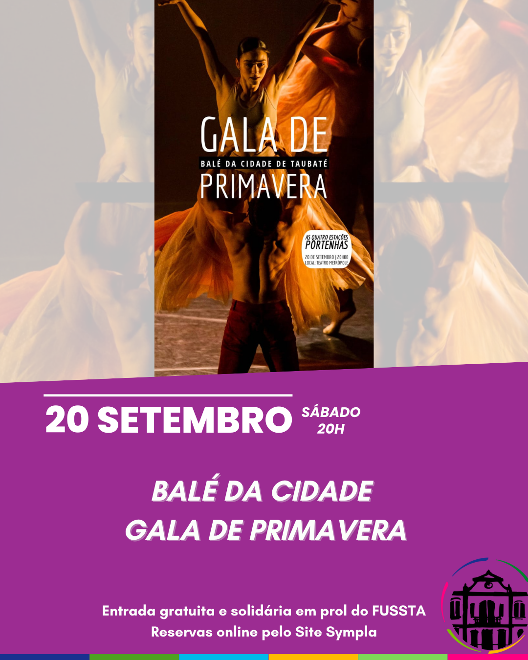 DANÇA: Balé da Cidade de Taubaté - Gala da Primavera, as quatro estações portenhas