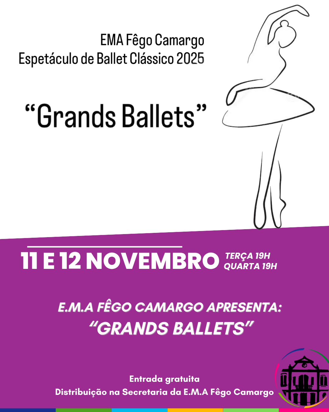DANÇA: Grands Ballets - E.M.A. Maestro Fêgo Camargo