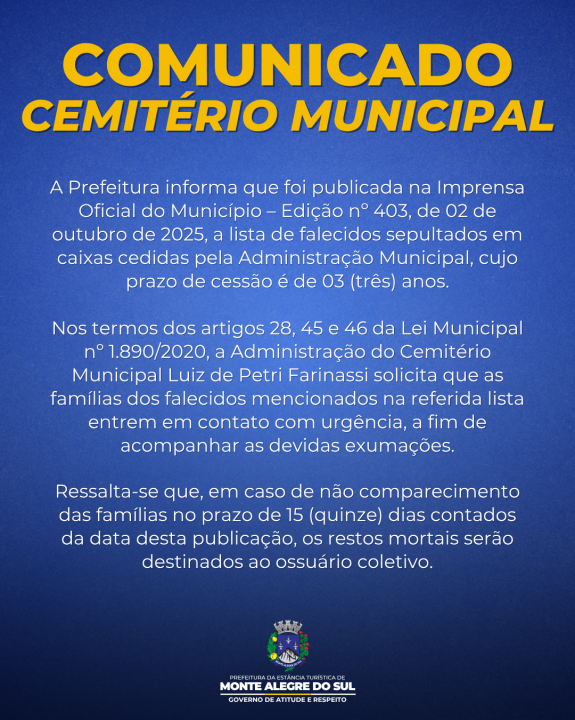 COMUNICADO
